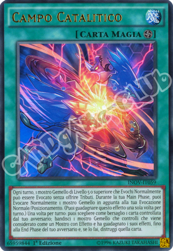 INOV-IT059 Campo Catalitico ultra rara 1a Edizione (IT) -NEAR MINT-