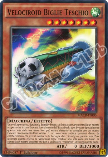 MACR-IT006 Velociroid Biglie Teschio comune 1a Edizione (IT) -NEAR MINT-