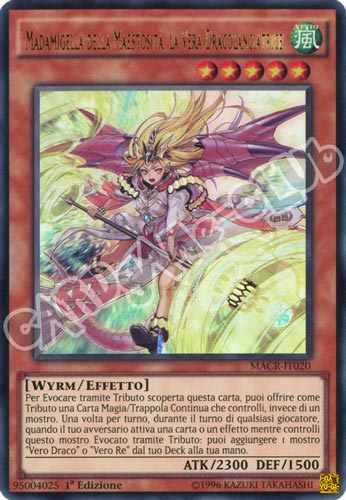 MACR-IT020 Madamigella della Maestosita', la Vera Dracolanciatrice ultra rara 1a Edizione (IT) -NEAR MINT-