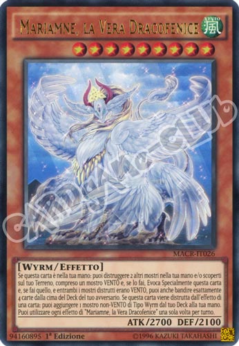 MACR-IT026 Mariamne, la Vera Dracofenice ultra rara 1a Edizione (IT) -NEAR MINT-