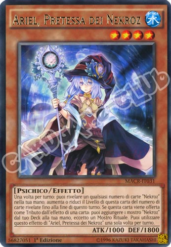 MACR-IT031 Ariel, Pretessa dei Nekroz rara 1a Edizione (IT) -NEAR MINT-