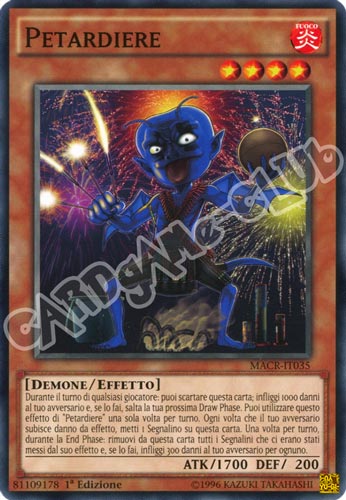 MACR-IT035 Petardiere comune 1a Edizione (IT) -NEAR MINT-