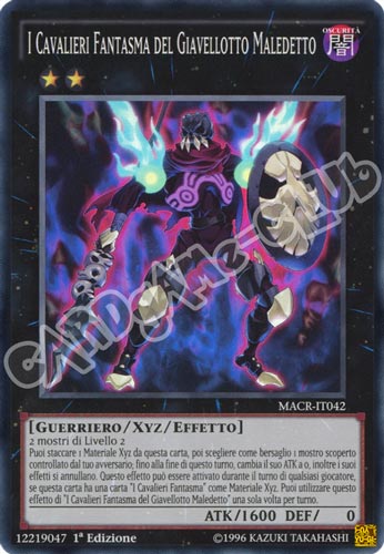 MACR-IT042 I Cavalieri Fantasma del Giavellotto Maledetto super rara 1a Edizione (IT) -NEAR MINT-