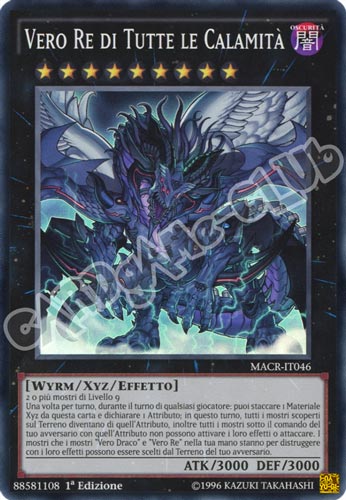 MACR-IT046 Vero Re di Tutte le Calamita' super rara 1a Edizione (IT) -NEAR MINT-