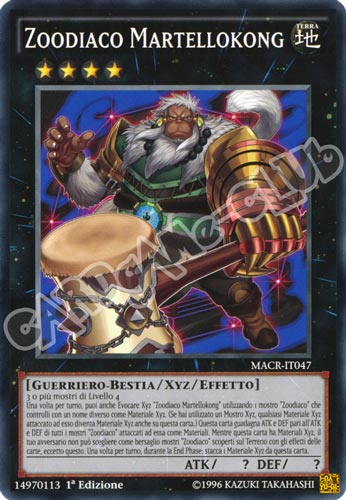 MACR-IT047 Zoodiaco Martellokong comune 1a Edizione (IT) -NEAR MINT-