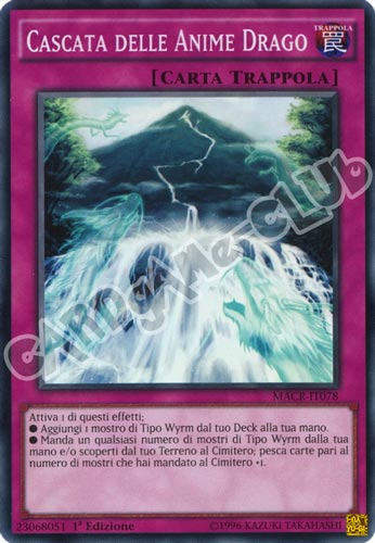 MACR-IT078 Cascata delle Anime Drago super rara 1a Edizione (IT) -NEAR MINT-
