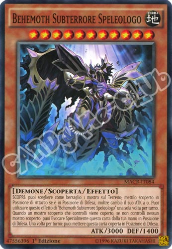 MACR-IT084 Behemoth Subterrore Speleologo comune 1a Edizione (IT) -NEAR MINT-