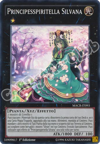 MACR-IT093 Principesspiritella Silvana super rara 1a Edizione (IT) -NEAR MINT-