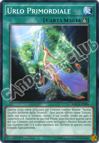 MACR-IT098 Urlo Primordiale comune 1a Edizione (IT) -NEAR MINT-