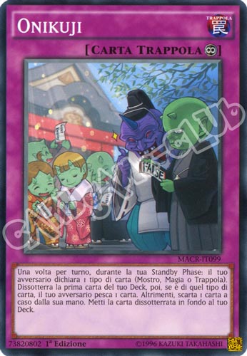 MACR-IT099 Onikuji comune 1a Edizione (IT) -NEAR MINT-