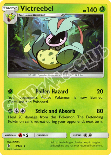 003 / 145 Victreebel rara normale (EN) -NEAR MINT-