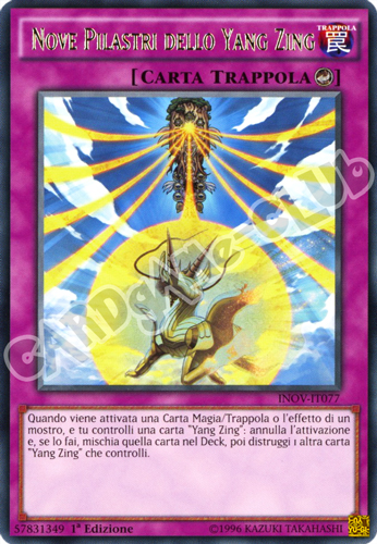 INOV-IT077 Nove Pilastri dello yang Zing rara 1a Edizione (IT) -NEAR MINT-