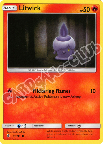 011 / 145 Litwick comune normale (EN) -NEAR MINT-