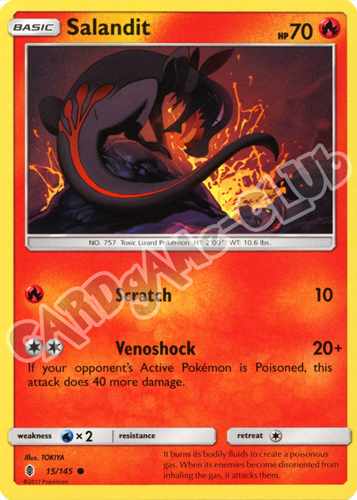 015 / 145 Salandit comune normale (EN) -NEAR MINT-