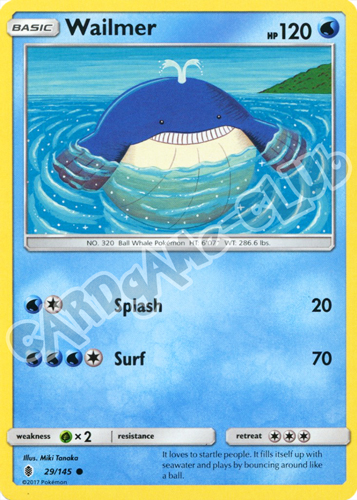 029 / 145 Wailmer comune normale (EN) -NEAR MINT-