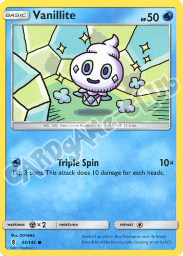 033 / 145 Vanillite comune normale (EN) -NEAR MINT-