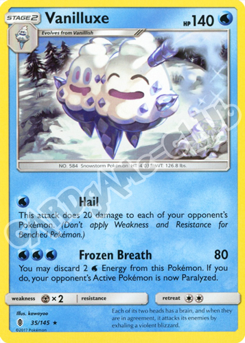 035 / 145 Vanilluxe rara normale (EN) -NEAR MINT-