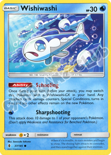 037 / 145 Wishiwashi comune normale (EN) -NEAR MINT-