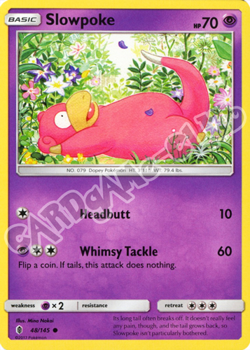 048 / 145 Slowpoke comune normale (EN) -NEAR MINT-