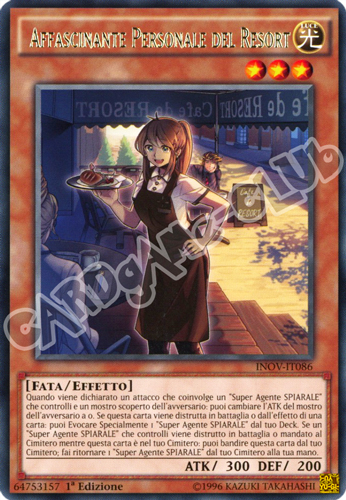 INOV-IT086 Affascinante Personale del resort rara 1a Edizione (IT)  -GOOD-