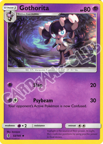 053 / 145 Gothorita non comune normale (EN) -NEAR MINT-