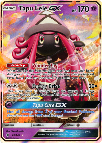 060 / 145 Tapu Lele GX rara GX foil (EN) -NEAR MINT-