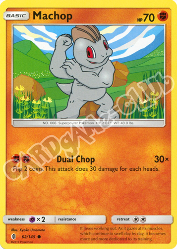 062 / 145 Machop comune normale (EN) -NEAR MINT-