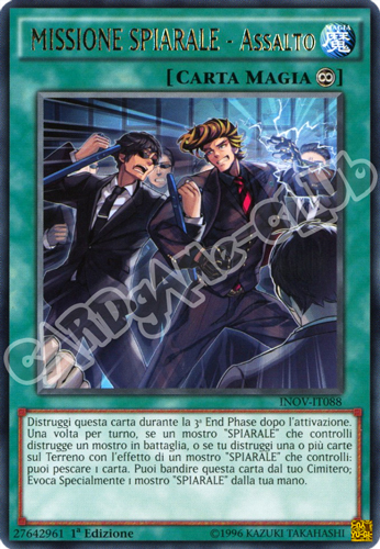 INOV-IT088 MISSIONE SPARIALE - Assalto rara 1a Edizione (IT) -NEAR MINT-