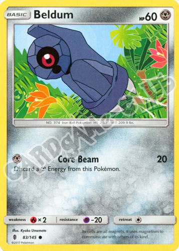 083 / 145 Beldum comune normale (EN) -NEAR MINT-