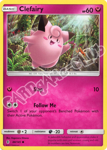 088 / 145 Clefairy comune normale (EN) -NEAR MINT-