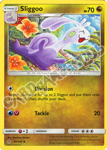 095 / 145 Sliggoo non comune normale (EN) -NEAR MINT-