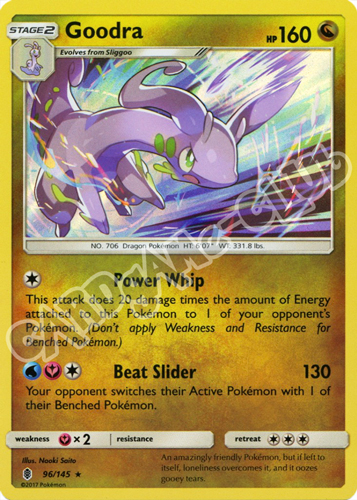 096 / 145 Goodra rara foil (EN) -NEAR MINT-