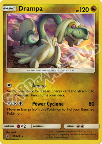 097 / 145 Drampa rara foil (EN) -NEAR MINT-