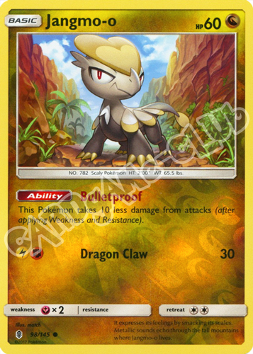 098 / 145 Jangmo-o comune foil reverse (EN) -NEAR MINT-