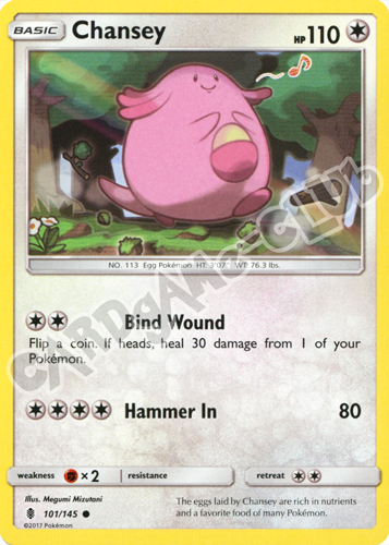 101 / 145 Chansey comune normale (EN) -NEAR MINT-