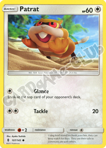 107 / 145 Patrat comune normale (EN) -NEAR MINT-