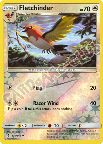 110 / 145 Fletchinder non comune foil reverse (EN) -NEAR MINT-