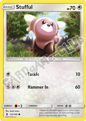 112 / 145 Stufful comune normale (EN) -NEAR MINT-