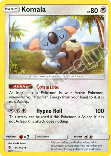 114 / 145 Komala non comune normale (EN) -NEAR MINT-