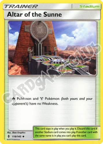 118 / 145 Altar of the Sunne non comune normale (EN) -NEAR MINT-