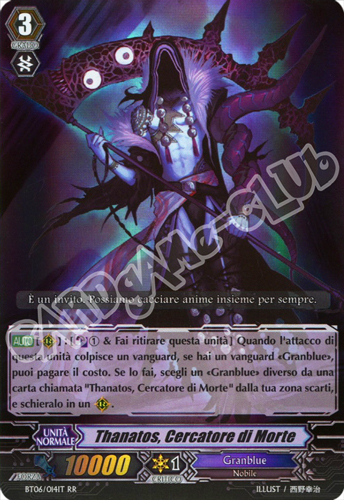 BT06-IT014 Thanatos, Cercatore di Morte doppia rara foil (IT) -NEAR MINT-