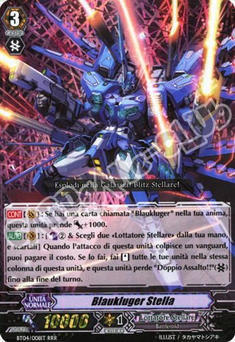 BT04-IT008 Blaukluger Stella tripla rara foil (IT) -NEAR MINT-