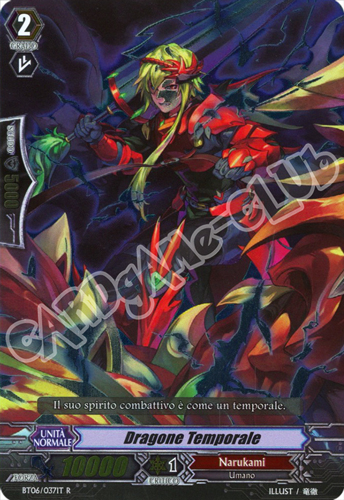 BT06-IT037 Dragone Temporale rara foil (IT) -NEAR MINT-