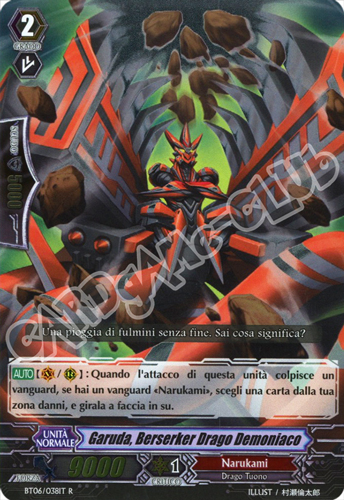 BT06-IT038 Garuda, Berserker Drago Demoniaco rara foil (IT) -NEAR MINT-