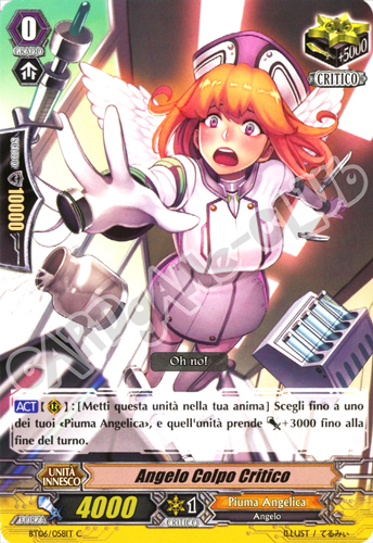 BT06-IT058 Angelo Colpo Critico comune normale (IT) -NEAR MINT-