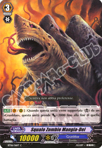 BT06-IT061 Squalo Zombie Mangia-Dei comune normale (IT) -NEAR MINT-
