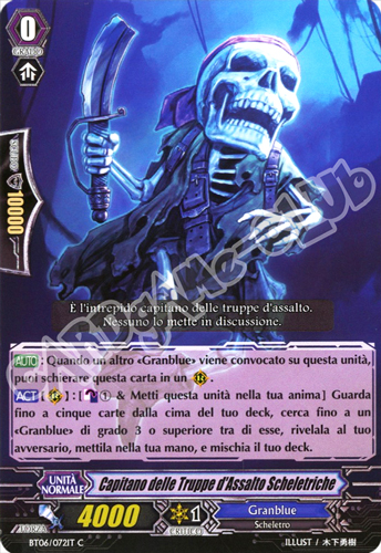 BT06-IT072 Capitano delle Truppe d'Assalto Scheletriche comune normale (IT) -NEAR MINT-