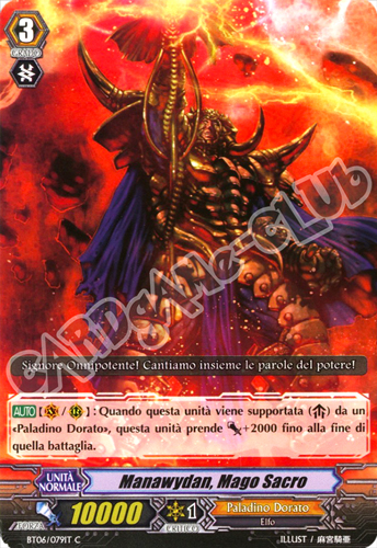 BT06-IT079 Manawydan, Mago Sacro comune normale (IT) -NEAR MINT-