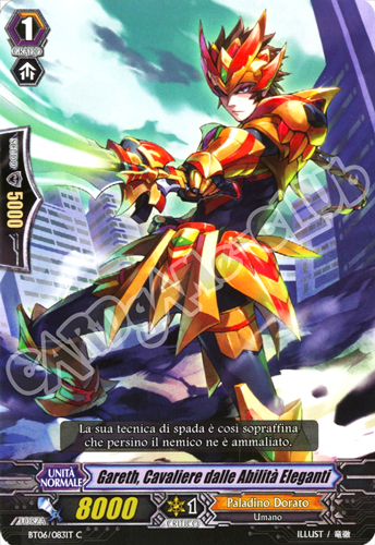 BT06-IT083 Gareth, Cavaliere delle Abilita' Eleganti comune normale (IT) -NEAR MINT-