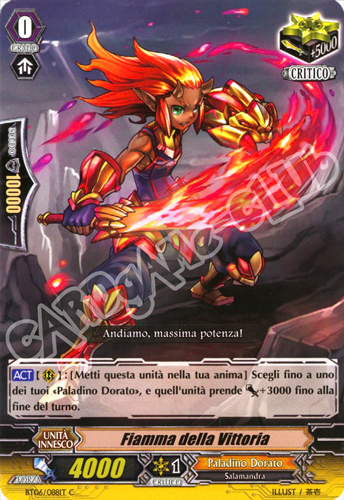 BT06-IT088 Fiamma della Vittoria comune normale (IT) -NEAR MINT-